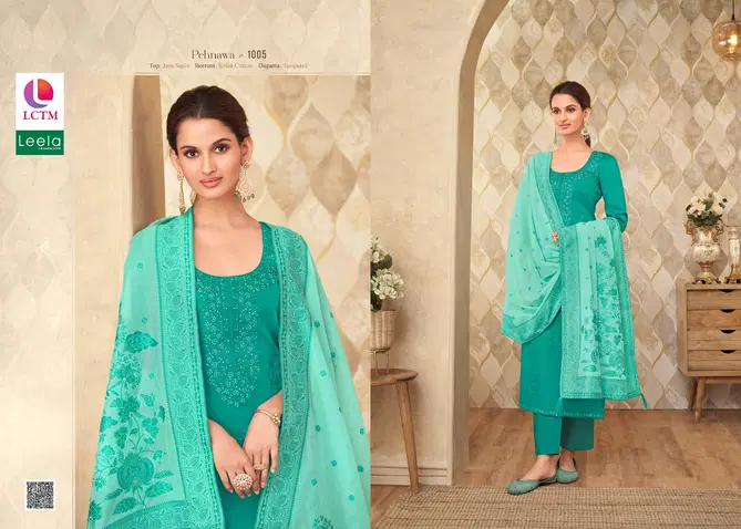 Pehnawa By Leela Designer Jam Satin Dress Material Wholesale Clothing Suppliers In India
